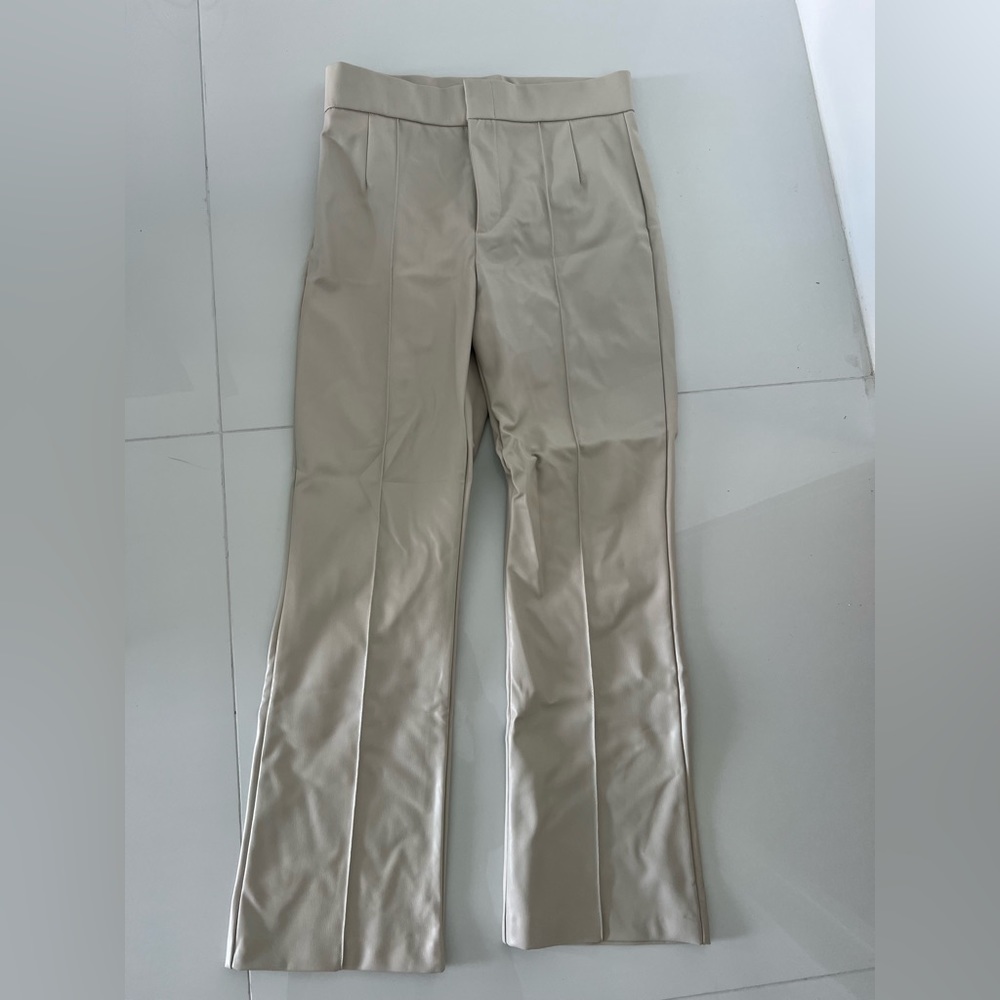 fake leather pants from Zara